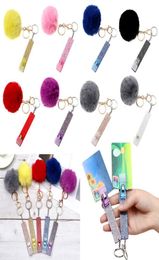Keychains Accessories Social Distancing Touchless Tool Nails Key Rings Puller Card Grabber Extractor Keychain5106624