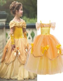 Girl039s Dresses Girls Princess Costume Kids Halloween Carnival Cosplay Party Children Shoulderless Disguise3313533