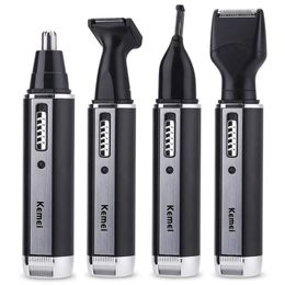 Kemei rechargeable all in one hair trimmer for men women electric shaver beard trimmer face nose ear eyebrow trimmer for nose 240601