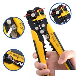 Pliers Crimper Cutter Adjustable Wire Stripper Mti-Functional Strip Crim Terminal Hand Tool Drop Delivery Home Garden Tools Dhb7S