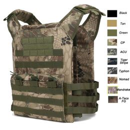 Tactical Vest JPC Plate Carrier Outdoor Sports Airsoft Gear Molle Pouch Bag Camouflage Combat Assault NO06-010 Dkcdn