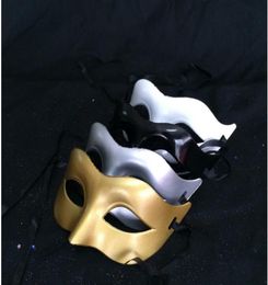 Women Fahion Venetian Party Mask Roman Gladiator Halloween Party Masks Mardi Gras Masquerade MaskGold Silver White Black6918348