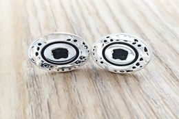 Silver Buttons Earrings Stud Bear Jewelry 925 Sterling Fits European Jewelry Style Gift Andy Jewel 6174135006371481