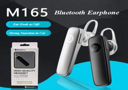 M165 Bluetooth Earphone Wireless Stereo Headset mini BT Speaker Hand universal for all phone with pakcage ZPG0569649393