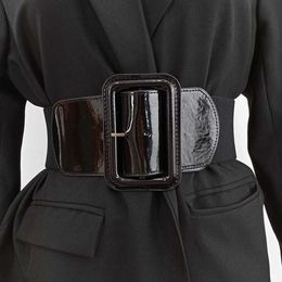 Belts Plus Size Black Stretch Cummerbunds Female Wide Black Corset Belt Big Dress Red Waistband Designer Belts For Women White