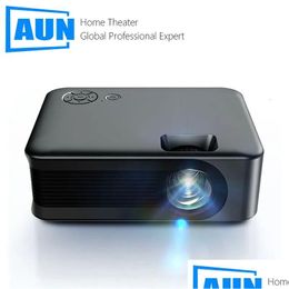 Projectors Aun A30 Mini Projector Portable Home Theater Cinema Laser Smart Tv Beamer Led Video 4K Movie Via Hd Port 240112 Drop Delive Otphk