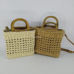 Дизайнерская сумка женская сумка для одиночного плеча мешок с кросс-кузовом повседневная ручная ручная сумка маленькая квадратная сумка ретро-ручная трава для травы для травы для пляжных магазинов мини-сумочка