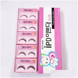 False Eyelashes Ipd 3D Mink Fake Extensions 10 Pairs Synthetic Hair Eye Lashes Natural Look Thick Crisscross Drop Delivery Health Beau Ott5X