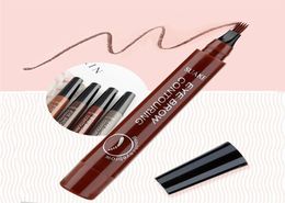 SUAKE Liquid Eyebrow Pen 5 Colours 4 Head Enhancer 4Tip Brow Longlasting Waterproof5795832