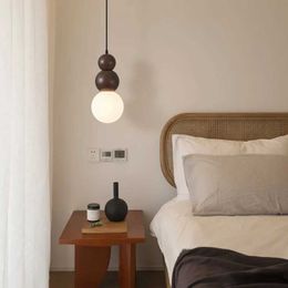 Pendant Lamps Nordic Pendant Light LED Hanging Lamps For Ceiling Bedroom Bedside Living Room Minimalist Home Interior Decor Luminaire