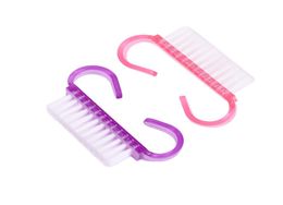 Handle Grip Nail Brush Hand Finger nail Cleaner Scrubbing Pedicure for Toes Cleaning Tool3970653