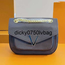 Lvity LouiseViution Designer Bag Handbag Leather Crossbody Bags Luxurys Women Flower Handbags New Messenger Brand Envelope Hand Purse 22cm Dust Brown
