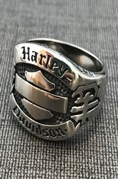 New Size 713 Cool Deasign Polish Biker Ring 316L Stainless Steel Fashion Jewellery Motorcycles Biker Ring1537361