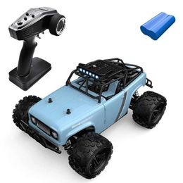 Electric/RC Car Rc Car Off Road Wireless Remote Control 40KM/H 1 18 Alloy Climbing Car Lights Childrens Four-way Climbing Car Toy Model truck G240529