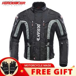 Motocycle Racing Clothing Motorcycle jacket waterproof motorcycle bicycle keeps warm off-road riding clothing Q240603