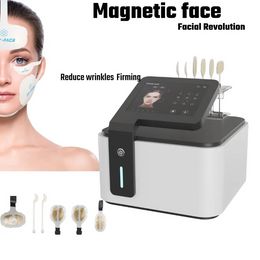 Portable RF Facial Chin Lifting EMS Anti Aging Magnetic Skin Tightening PE-FACE Radio Frequency Facial Lifting Device