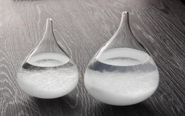 Storm Glass Weather Glass Weather Forecast Bottle 205115cm Desktop Drops Crystal Tempo Water Drop Globes Creative Storm Glass7540712