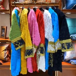 Bathobe 10 kolorów 100% bawełny najwyższej jakości kobiety Mężczyźni szaty europejskie i amerykańskie dostawy styl