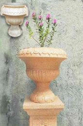 30cm1181in 38cm1496in GRC Durable Home Gardening Bonsai DIY Round Concrete Flower Pot Mold H12241042863