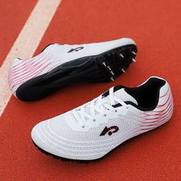 Track and Field Shoes for Men Spike Running Shoes Lightweight Soft Professional Training Shoes Athletic Shoes 240603
