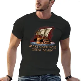 Men's Tank Tops Make Carthage Great Again - Carthaginian Trireme T-Shirt Anime Clothes Plain Men