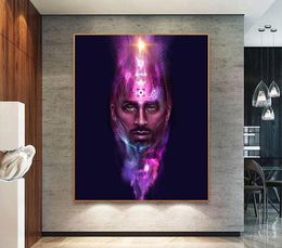 Wall Art Basketball Star Portrait Painting Canvas Art Posters For Living Room Home Decor No Frame8962596