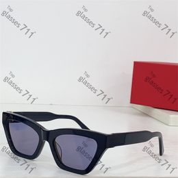 New trend eye cat woman Polarising sunglasses designer Trendy casual High quality mens Prevent UV driving photochromic glasses PC frame 0437S original box