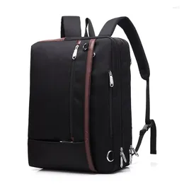 Backpack Man Business Large Laptop Bag Fashion Hand Canvas Shoulder Travel Dual Function Mochilas