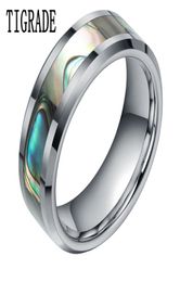 TIGRADE 68MM Green Abalone Inlay Tungsten Carbide Ring For Man Polished Finish Mens Wedding Band Engagement Fashion Jewellery Y11247353940