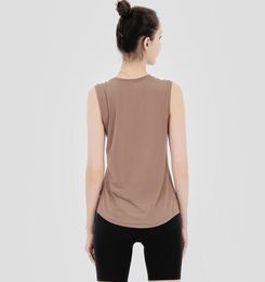 Yoga Vest T Shirt Solid Colours Cross Back Women Fashion Outdoor Yoga Tanks Sports Running Gym Tops Clothes1361626