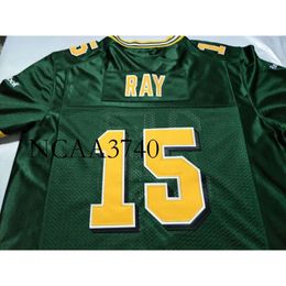 N374 Custom Men Youth women Vintage Edmonton Eskimos #15 Ricky Ray Football Jersey size s-4XL or custom any name or number jersey