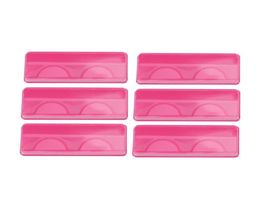 2550Pcs Pink Eyelashes Case Portable Reusable Empty Fake Lashes Storage Box Plastic Transparent Packaging Box7878661