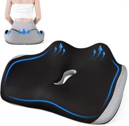 Pillow Seat For Coccyx Sciatica Hemorrhoid Tailbone Back Pain Relief Memory Foam Pads Ergonomic Office Car