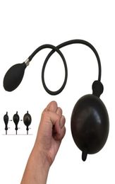 Oversized Silicone Anal Plug Inflate Anal Butt Expandable Anal Dilator Airfilled Large Pump Dildo Sex Toys For Women Men Gays C188173355