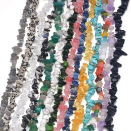 Components 16 inch Natural Stone Beads Chips Beads 58mm Irregular Crystal Agate Gravel Beads Diy Bracelet For Jewelly HK058