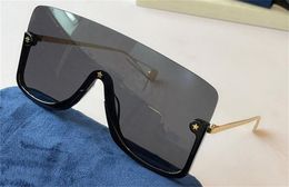 New fashion design sunglasses 0540S connected lens big size half frame with small star decoration avantgarde popular goggle top q8241591