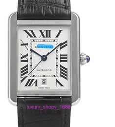 Certair watch luxury designer hand Tank Series Large W5200027 Rear Diamond Set Mens Watch Mens Mechanical Watch