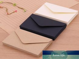 20PCS Blank Mini Kraft Paper Envelopes Wedding Invitation Envelope Gift Envelope Thank You Card Postcards6704188