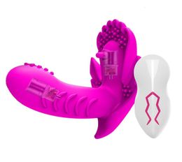 Latest Remote Vibrator Massage Clitoral Vagina 20 Functions USB Charged Female Masturbation Adult Erotic Sex Toy for Women Y1810082041153