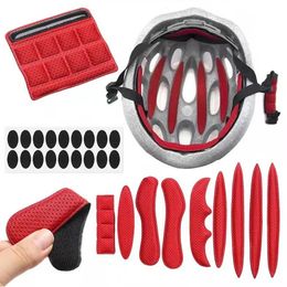 Universal Helmet Inner Padding Kit Sponge Bike Motorcycle Bicycle Replacement Pads Set Outdoor Sports Cycling Protection 240527