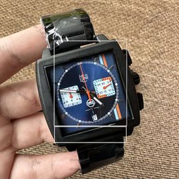 Tag de luxo Heure Watch Series Monaco Série de 42 mm Relógios mecânicos Tag de designer de aço inoxidável Relógio clássico Sapphire luminous watch watch b70b