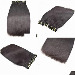 Hair Wefts Real Love Quality 12A Cuticle Aligned Burmese Human 2 Bundles Silky Straight Super Double Dn Romance Fashion Club Drop Deli Dhgxv