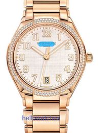 Potiky Phelipel Watch 럭셔리 디자이너 전체 세트 상자 8 New Twenty-4 Rose Gold Diamond Automatic Mechanical Watch 여성