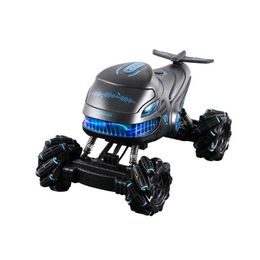 Electric/RC Car 4WD Stunt RC Car 2.4G Remote Control Cars LED Headlights Gesture Induction 360 Rotation Drift Off-Road Car Vehicle Children Toy G240529