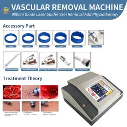 Laser Machine 4 In 1 980Nm Diode Laser Therapy Machine Vascular Spider Vein Blood Vessels Removal Beauty Equipment