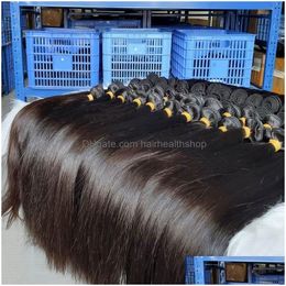 Hair Wefts Luxury Celebrity Style Burmese Natural Straight Dark Brown Shade 1 Bundle Deal Beauty Unlock Today Drop Delivery Products E Dhydv