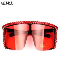 2020 Square sunglasses women flat top fashion one piece lens Diamond half frame sun glasses for men brand 2020 shades FML6572665
