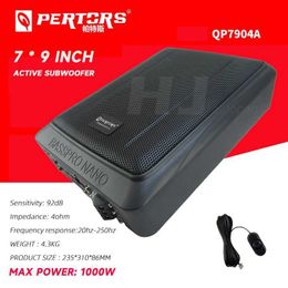 Car Audio 7 * 9-inch car bass audio speaker active subwoofer seat bass speaker power amplifier maximum 1000W 20Hz 250Hz with remote controlL2405