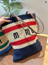 10A Shopping Designer Luxurys Handbags Shoulder Cross Body Fashion Tote Bag Ladies Purse Lady Straw Woven Summer Beach Bucket
