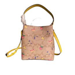 Designer handbag, crossbody, crossbody shoulder luxury bag, beach bag, shoulder bag, high-quality patchwork, two-color embroidered print, daily wear mini bag